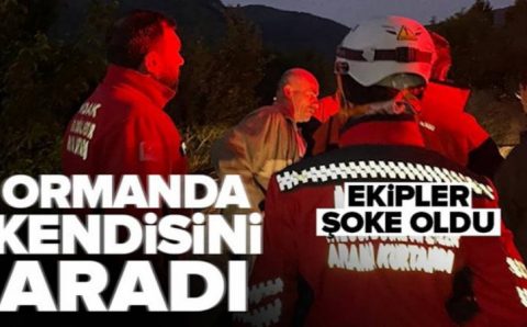 Житель Бурсы помогал спасателям искать самого себя