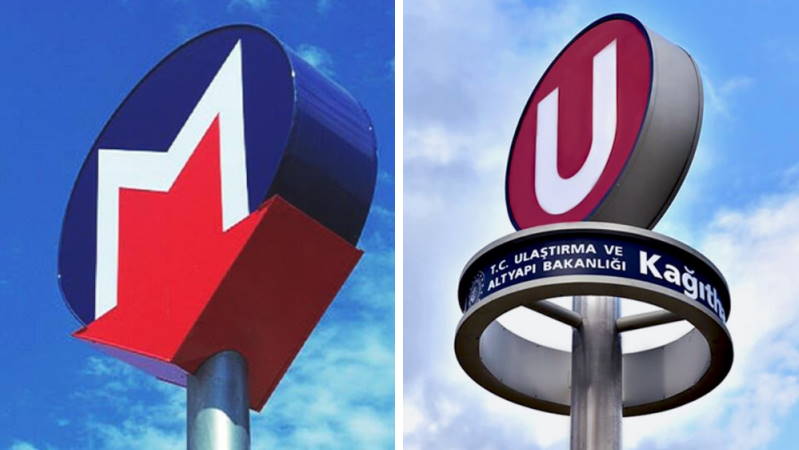 Новый логотип метро Стамбула вызвал споры