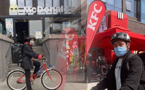 KFC и McDonald’s наняли велокурьеров, но туркам это не понравилось
