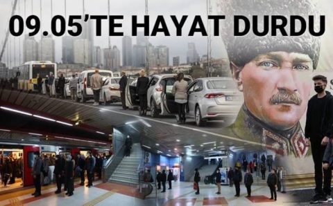 Турция замерла в память об Ататюрке