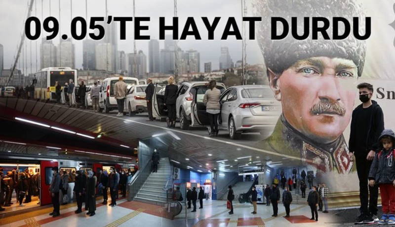 Турция замерла в память об Ататюрке