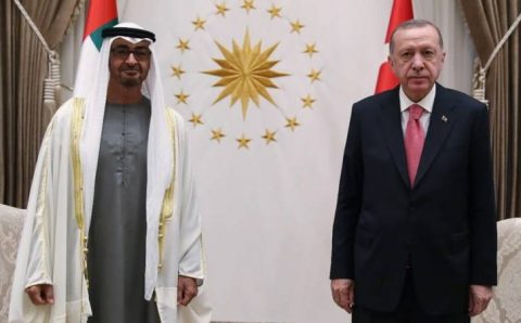 Лидеры Турции и ОАЭ провели встречу впервые за 9 лет