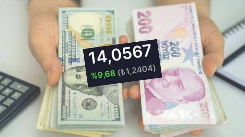 Новое дно турецкой валюты: 14 лир за доллар