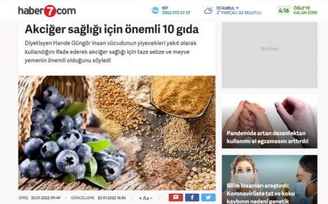 Десять групп продуктов для здоровья легких