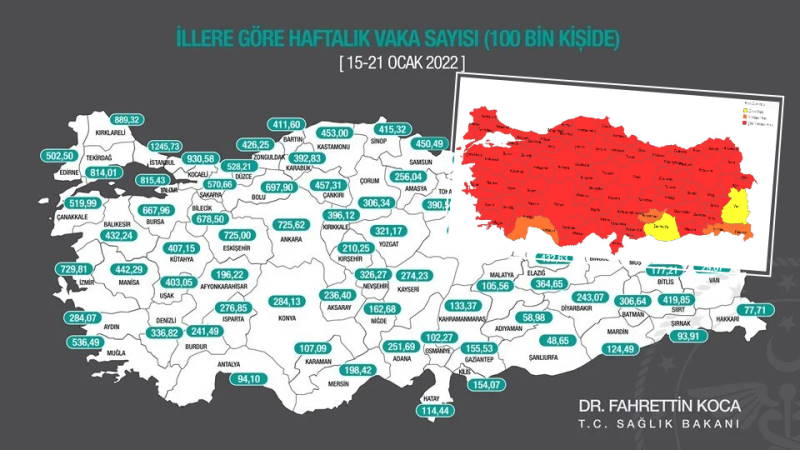 Минздрав: 41% всех заражений по Турции пришелся на Стамбул