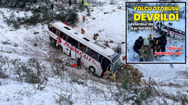 Авария с участием автобуса и погибшими в Стамбуле