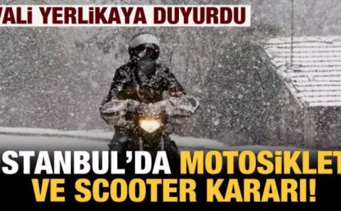 В Стамбуле запретили использование мототранспорта и самокатов