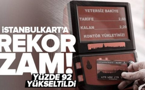 Проездные Istanbulkart не избежали подорожаний