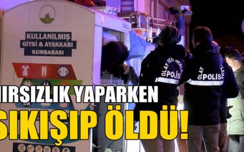Гражданин Украины погиб в Бурсе, застряв в ящике для сбора одежды