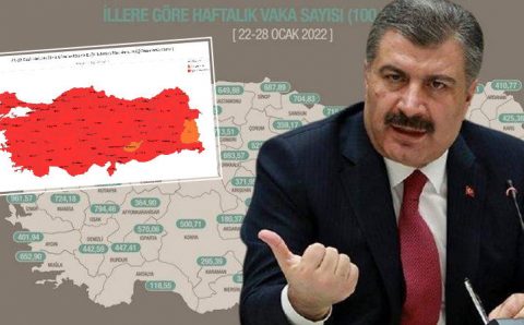 Карта Минздрава: Только две не «красные» провинции