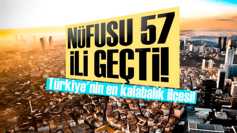 TÜİK: Десятка самых густонаселенных районов Турции