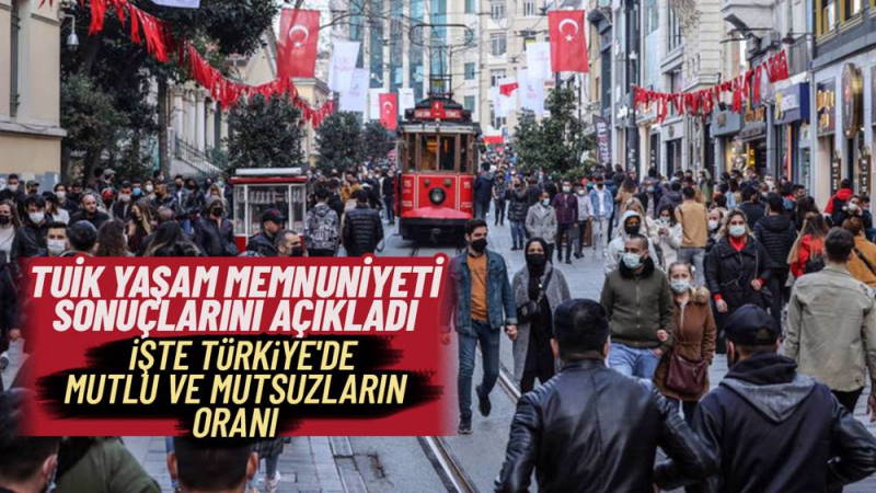 TÜİK: Жители Турции стали немного счастливее
