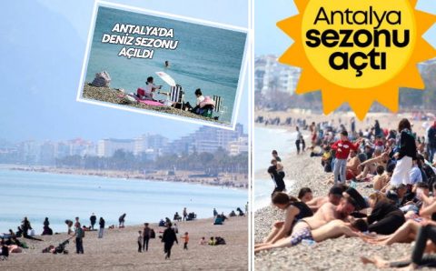 В Анталии уже стартовал пляжный сезон
