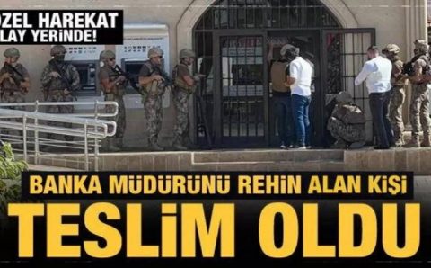 В Анталии директор и 10 клиентов банка были взяты в заложники