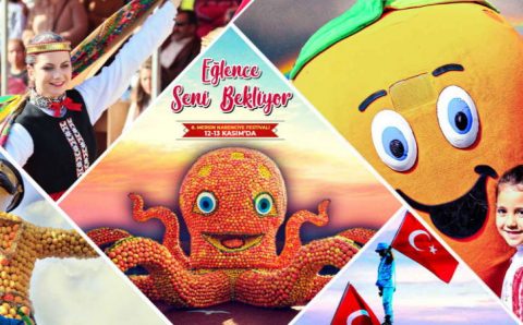 Яркий 8-й Фестиваль цитрусовых проходит в Мерсине на этих выходных