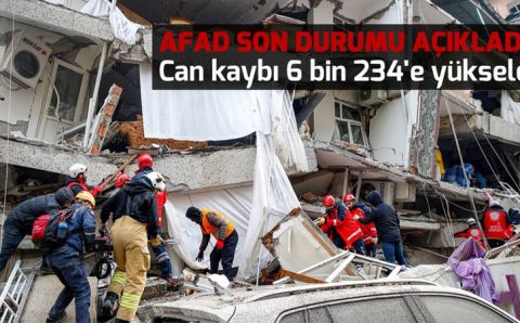 Землетрясение унесло жизни более 6000 человек в Турции