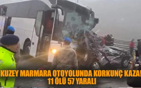 Cтрашное ДТП в Сакарье: 11 погибших, 57 пострадавших