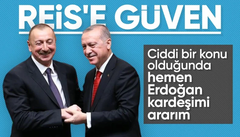 Алиев: первым, кому я позвоню по любому серьезному вопросу, будет мой брат Эрдоган