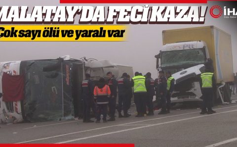 ДТП в Малатье: 4 погибших, 37 пострадавших